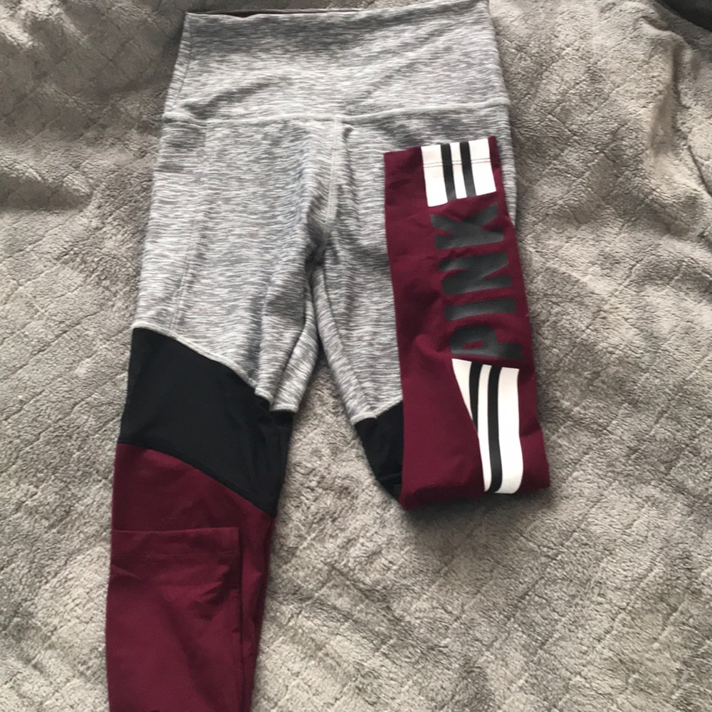 Burgundy PINK leggings